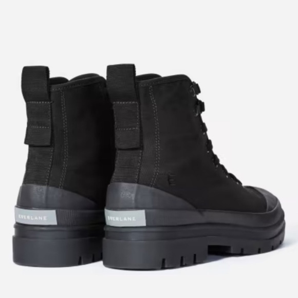 Everlane The Canvas Utility Boot Black Womens Size 8 - Picture 13 of 13